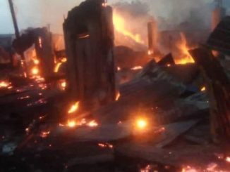 Fire razes Lagos govt staff quarters