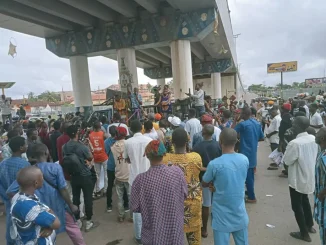 Hardship: Protesters ignore Tinubu’s order, resume demonstration in Lagos [VIDEO]