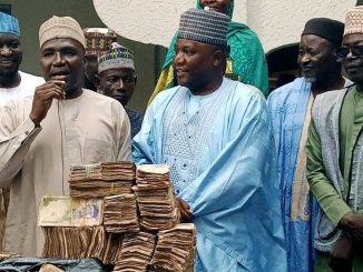 Senator Bomai Donates N20m, Cloths To Flood Victims In Yobe