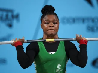 Team Nigeria's Rafiatu Lawal Misses Out On 59kg Weightlifting Medal