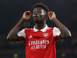 Transfer: Go and shine - Saka reacts as midfielder leaves for Arsenal's rivals