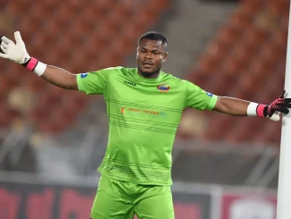 Transfer: Nwabali signs contract extension at Chippa United, named new captain