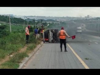 Twelve persons burnt to death in Ogun road accident