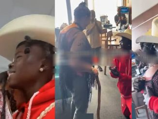 Nigerian Man’s Proposal To His American Partner At The Airport Stúns Viewers (WATCH)