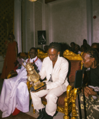 Oba Of Benin Honours Afro-Beat Singer Rema With a Royal Plaque (IMAGES)