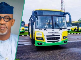 Fuel Hike: Jubilation As Nigerian Governor Releases 100 CNG Buses to Transporters