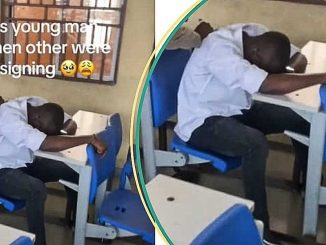 Emotional Moment Graduate Was Seen Sitting Alone in Class While Others Were Jubilating