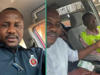 Businessman Gifts Man He Picked on Road N20k for Being Lord's Chosen Member, Photo Excites Many