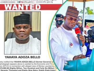 BREAKING: Confusion as EFCC Says Yahaya Bello Not In Custody