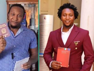 Nigerian Man Who Has Lived in Italy For 12 Years Becomes Citizen, Gets His Italian Passport