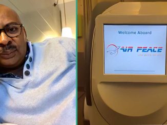 Man Who Flew With Air Peace from Lagos to London Shares His Experience, Rates Their Food and Drinks