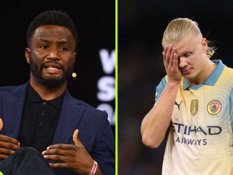 Mikel Obi Aims Dig at Erling Haaland After Man City’s Champions League Match