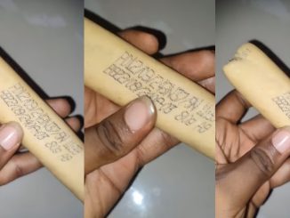 Nigerian man in sh0ck after discovering an imprint of expiry date on a sausage roll (VIDEO)