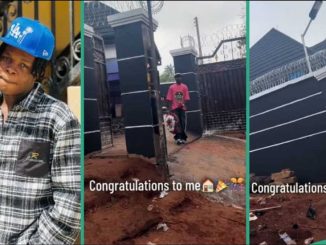 Nigerian Big Boy Shows Off Mansion on TikTok, Video Shows Peculiar Structure of Building