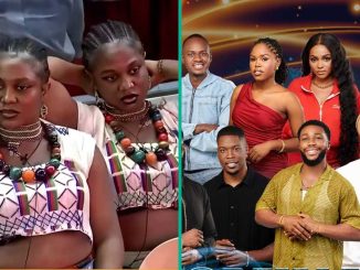 Biggie Asks BBNaija Housemates To Freeze, Pours Whipped Cream on Them, Their Reactions Cause Stirs