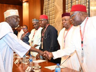 Tinubu Meets Ex-NASS Leaders, Says He Came To Work, Not For Money