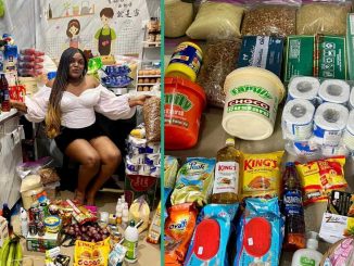 Nigerian Lady Buys Plenty Foodstuffs that Will Last for 3 Months, Releases Photos of Items She Got