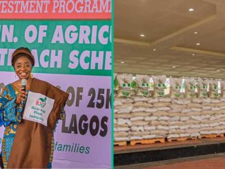 First Lady Begins Distribution of 3,000 Bags of 25kg Rice to Alleviate Economic Hardship