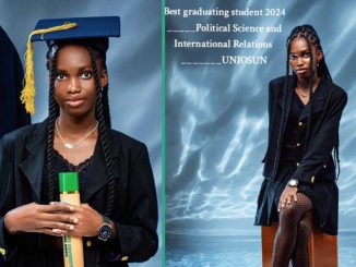 20-Year-Old Lady Graduates from Osun State University With First Class, Makes History in Department