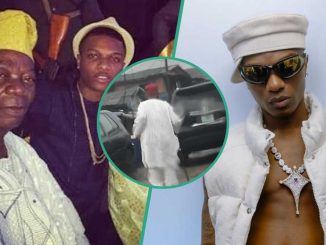 Wizkid: Man Reported to Be Singer Father, Walks Tiredly Under Rain, Netizens React to Leaked Video