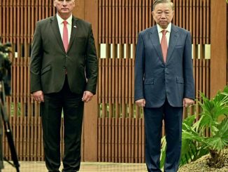 Vietnam president reiterates support for Cuba during official visit