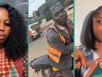 Video Shows Moment Bike Man Toasted Pretty Nigerian Lady With "Steeze", Amuses People