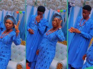 Video Shows Groom's "Dull" Behaviour during Wedding to Pregnant Bride, Nigerians Draw Conclusions