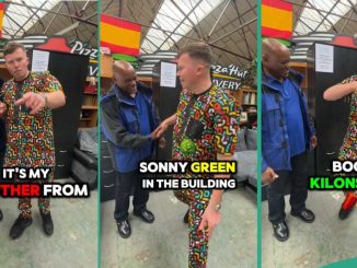 Nigerian Man Remembers White Man Who Helped Him When He First Landed in UK, Gives Him Fine Outfit