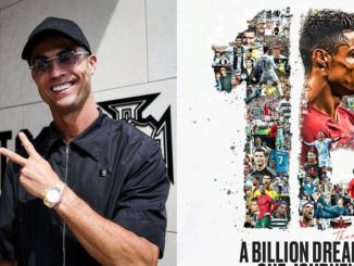 Cristiano Ronaldo celebrates reaching one billion followers across social media