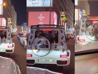 Dubai's rich man sticks iPhone 16 pro max to his car for passers-by to pick for free (VIDEO)