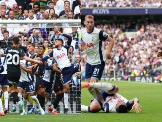 Gabriel Magaalhaes heads Arsenal to derby victory against Spurs