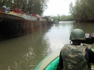 Navy recovers stolen crude oil, destroys illegal refining sites in Niger Delta