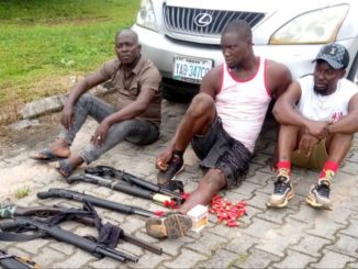 Army arrests 3 suspects over possession weapon cache in Delta