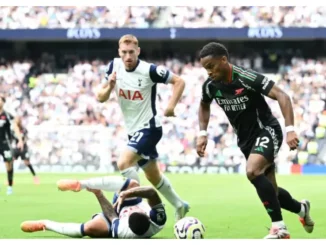 EPL: VAR reveals why Timber was not sent off in Arsenal's 1-0 win at Tottenham