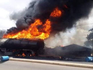 fuel tanker explodes