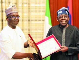 Tinubu Receives Edo Governor-elect Okpebholo, APC Govs At State House