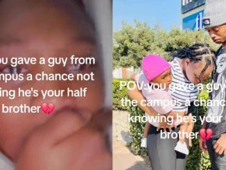 Lady heartbroken as she finds out that her man is her half brother