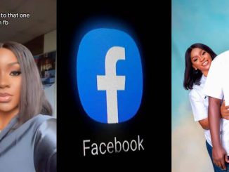 Nigerian lady marries man she met on Facebook after replying to his DM, video prompts reactions