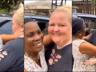 Mixed reactions trail moment mother meets son's Caucasian partner for the first time