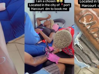 Nigerian man sparks buzz on social media with 'chosen one' tattoo amid viral trend