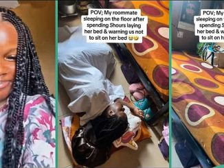 Lady Records Roommate Who Chose to Sleep on Bare Floor after Arranging Bed, Funny Video Trends