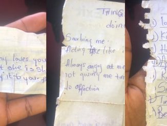 Lady reveals love notes found in her younger sister's school bag (WATCH)