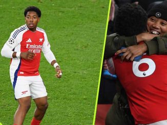 Myles Lewis-Skelly: Arsenal Ace Makes Champions League Debut, Video of His Mum’s Reaction Evokes Joy