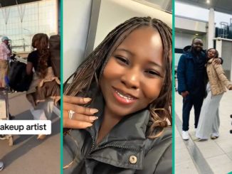 Nigerian Makeup Artist Relocates to UK to Meet Husband, Packs Plenty Bags, Many React