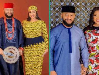 Yul Edochie's 2nd Wife Judy Austin Hypes Him up, Calls Him Sweet Igbo Names: "Head Like Egg Roll"
