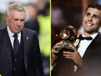 Carlo Ancelotti Releases 'Strong' Statement Seconds After Rodri Wins the Ballon d'Or