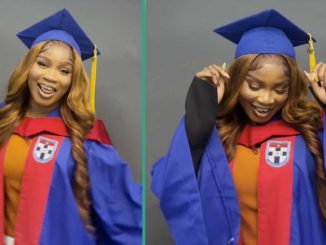 Lady With Great Beauty Graduates As Nurse From Afe Babalola University, Bags First Class Degree