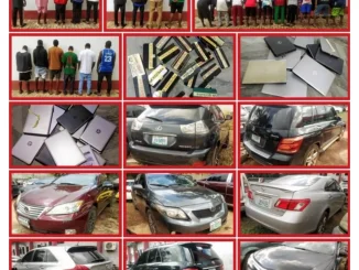 EFCC arrests 36 internet fraudsters in Anambra