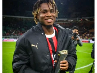 Serie A: Chukwueze named MOTM in AC Milan's 1-0 win over Udinese