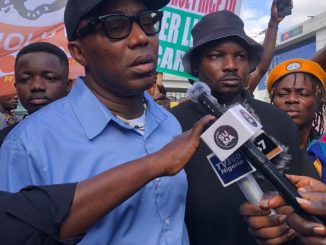 Sowore arrives Ikeja under bridge for October 1 protest